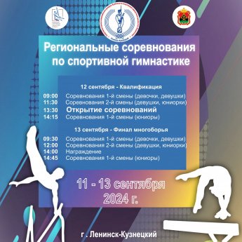 Региональные спортивные соревнования по спортивной гимнастике